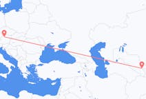 Flyreiser fra Samarkand, Usbekistan til Linz, Østerrike