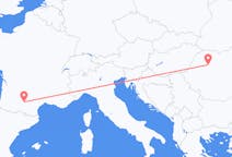 出发地 罗马尼亚从 克卢日纳波卡目的地 法国图卢兹的航班