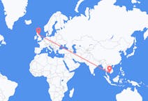 Flights from Phú Quốc, Vietnam to Edinburgh, Scotland
