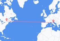 Flyg från Montreal, Kanada till Ancona, Italien