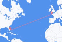 Flug frá Bimini, Bahamaeyjum til Brest, Frakklandi