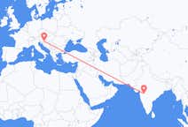 Flüge von Aurangabad, Indien nach Zagreb, Kroatien