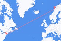 Flights from New York to Bodø