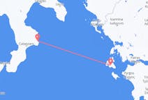 Fly fra Crotone til Cephalonia