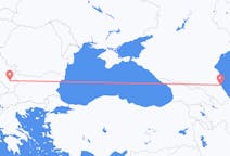 Flyrejser fra Makhatjkala, Rusland til Niš, Serbien