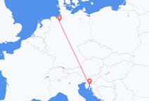 Flug frá Rijeka, Króatíu til Bremen, Þýskalandi