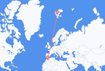 Flyrejser fra Errachidia, Marokko til Svalbard, Svalbard og Jan Mayen