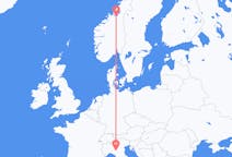 Flights from Parma, Italy to Trondheim, Norway