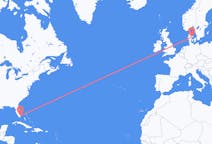 Flyreiser fra Miami, til Aarhus