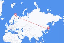 Flights from Asahikawa, Japan to Ivalo, Finland