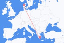 Flights from Billund, Denmark to Kythira, Greece