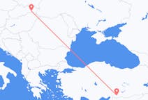 出发地 斯洛伐克从 科希策目的地 土耳其加濟安泰普的航班