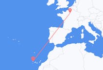Flyrejser fra Santa Cruz de La Palma, Spanien til Paris, Frankrig