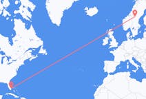Flyrejser fra Fort Lauderdale, USA til Östersund, Sverige
