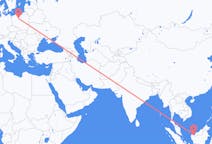 Flyrejser fra Kuching, Malaysia til Bydgoszcz, Polen
