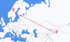 出发地 中国出发地 库尔勒目的地 瑞典厄斯特松德的航班