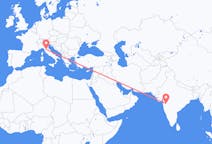 Vluchten van Shirdi, India naar Florence, Italië