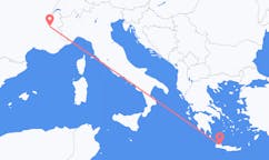 Flights from Chania, Greece to Grenoble, France