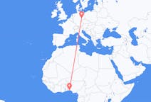 Flyrejser fra Lagos, Nigeria til Leipzig, Tyskland