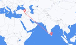 Flüge von Hambantota, Sri Lanka nach Diyarbakir, die Türkei