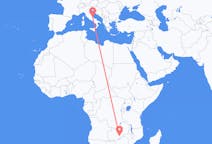 Flyreiser fra Lusaka, Zambia til Pescara, Italia