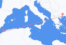 Flüge von Oran, in die Präfektur Kavala
