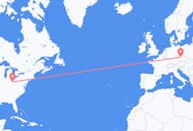Flyrejser fra Columbus til Prag