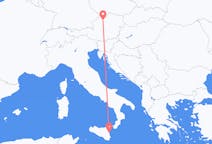 Flights from Linz, Austria to Catania, Italy