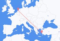 Flights from Samos in Greece to Amsterdam in the Netherlands