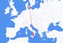 Loty z Rostock, Niemcy do Katanii, Włochy