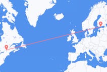 Flyreiser fra Montreal, til Helsingfors
