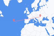 Flights from Corvo Island, Portugal to Cluj-Napoca, Romania