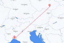 Flyrejser fra Brno, Tjekkiet til Genova, Italien