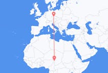 Flyreiser fra N Djamena, til Praha