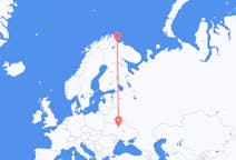 Vols depuis la ville de Kiev vers la ville de Kirkenes