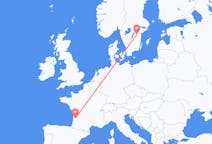 Flights from Bordeaux, France to Linköping, Sweden
