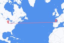 Flüge von Chicago, Belize, die Vereinigten Staaten nach Santander, Spanien