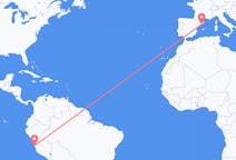 Flyreiser fra Lima, Peru til Barcelona, Spania