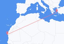 Flights from Nouadhibou, Mauritania to Icaria, Greece