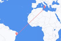 Vluchten van Aracaju, Brazilië naar Malta, Malta