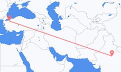 Flights from Gwalior, India to Bursa, Turkey