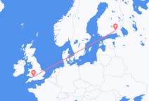 Flyreiser fra Bristol, England til Villmanstrand, Finland
