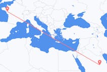 出发地 沙特阿拉伯出发地 利雅德目的地 法国南特的航班