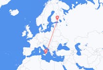 Flyreiser fra Reggio di Calabria, Italia til Villmanstrand, Finland