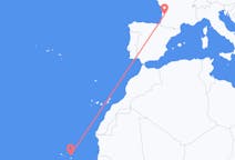 Voli da Ilha do Sal, Capo Verde a Bordeaux, Francia
