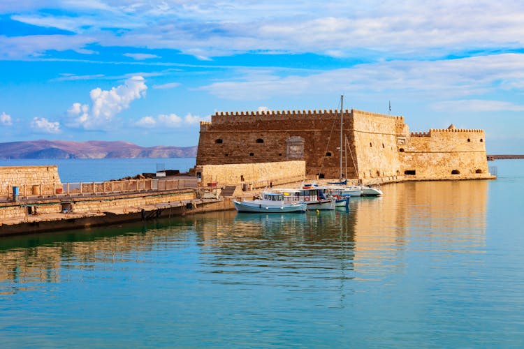 Photo of the Koules or Castello a Mare is a fortress at the entrance of the old port of Heraklion city