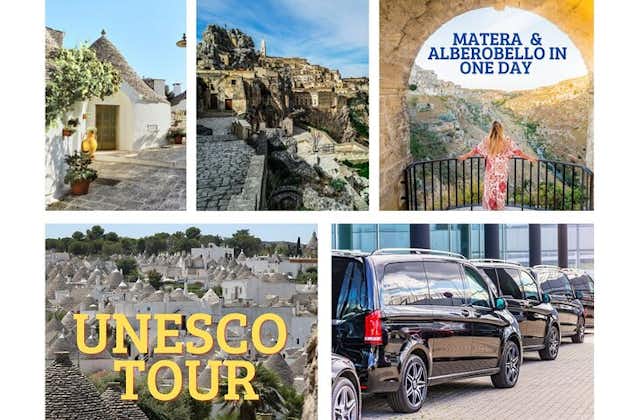 Unesco Tour: Visita guidata ad Alberobello e Matera in un giorno