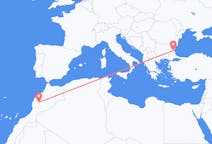 Flights from Marrakesh, Morocco to Burgas, Bulgaria