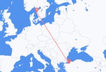 Flights from Gothenburg, Sweden to Bursa, Turkey