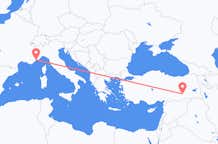 Flights from Diyarbakir to Nice